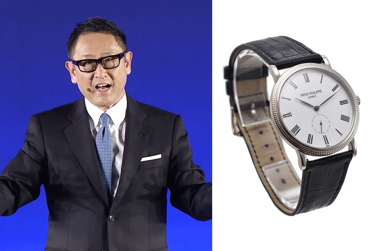 Akio Toyoda and Patek Philippe / photo: youtube